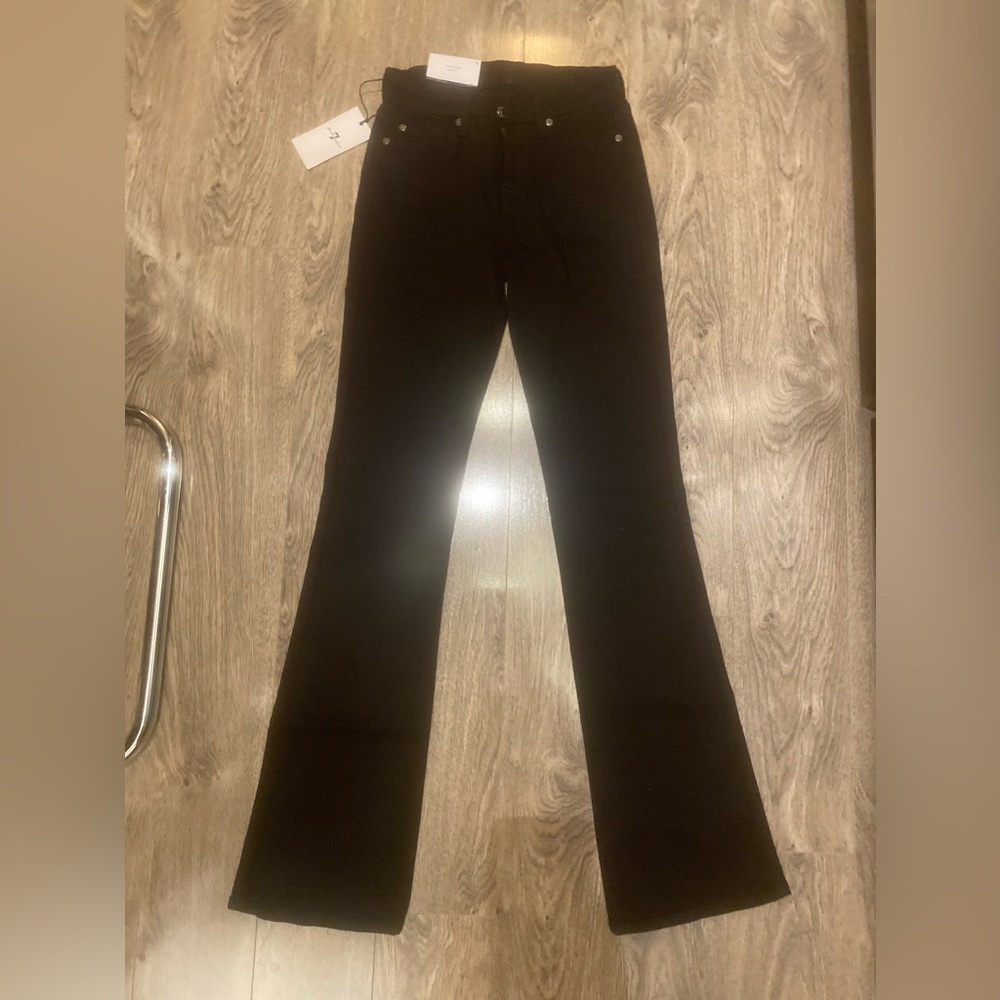 Seven for all mankind black bootcut kimmie